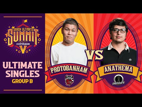 ProtoBanham vs Anathema - Group D Ultimate Summit 5 - SSBU Singles | Min Min, Lucina vs R.O.B