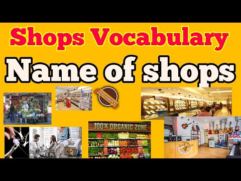 Shop vocabulary by( Class English ki)