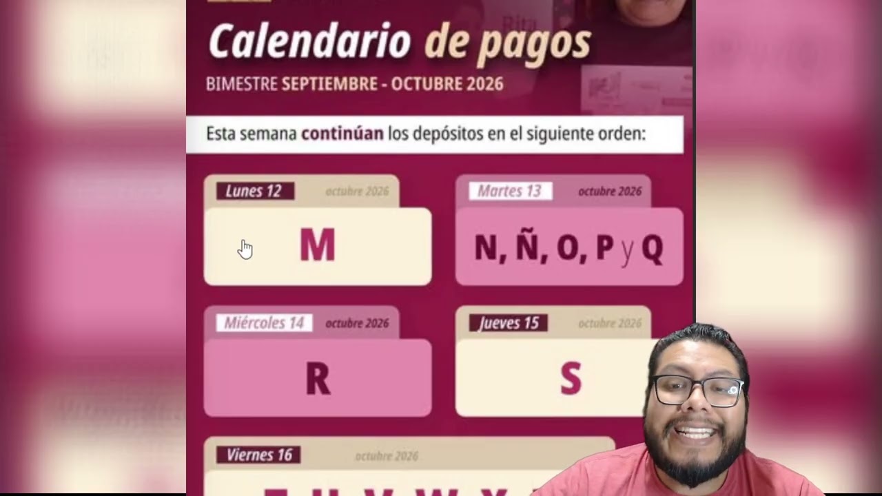 ¡PAGOS DE LA BECA RITA CETINA! del 12 al 16 octubre del bimestre septiembre - octubre 2026