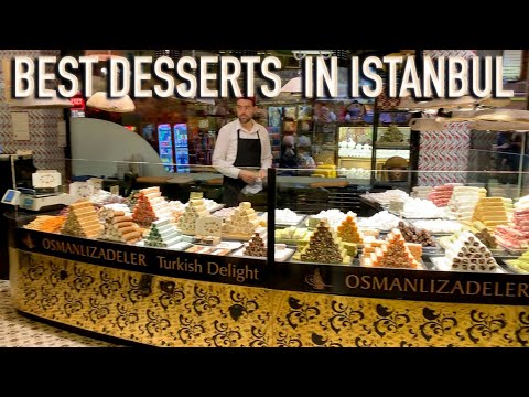 Лучшие десерты Стамбула кафе-кондитерская Osmanlizadeler в районе Фатих