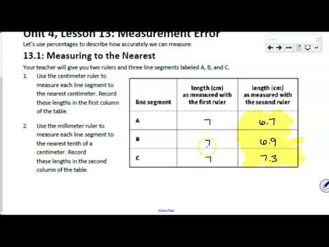 OUR 7.4.13 Measurement Error
