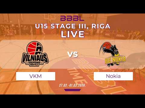 Vilniaus KM 2011 vs BC Nokia 2011 | BBBL U15 | Stage III