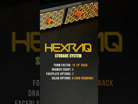 HexRaQ™ - 1U 6x Drawer Storage image 8
