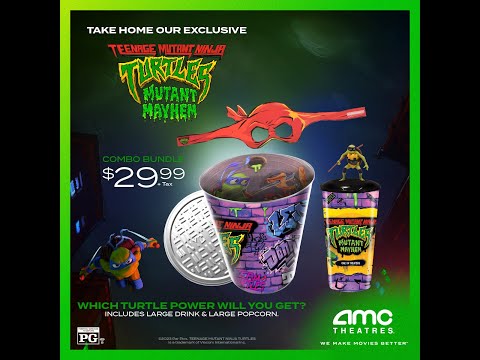 Amc Turtles Popcorn Bucket