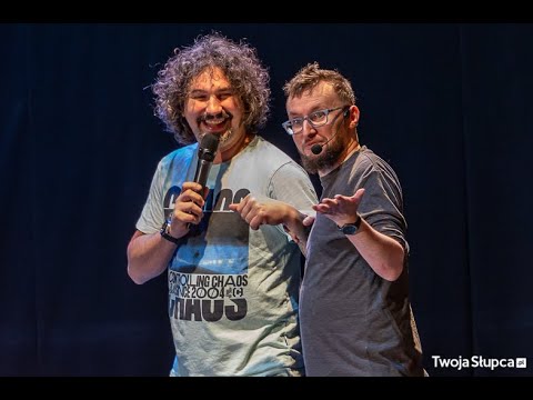Stand Up dla Tymka Kamińskiego w Słupcy. Mariusz Kałamaga i Jacek Noch.