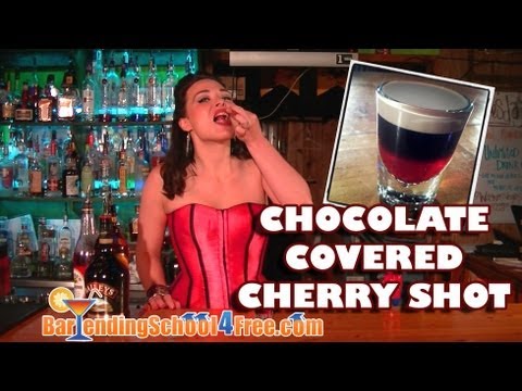 How to Make a Chocolate Covered Cherry Shot (with Bailey's Irish Cream)