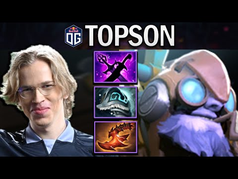 OG.TOPSON TINKER WITH 19 KILLS - DOTA 2 7.30 GAMEPLAY