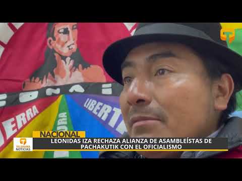 Leonidas Iza rechaza alianza de asambleístas de Pachakutik con el oficialismo