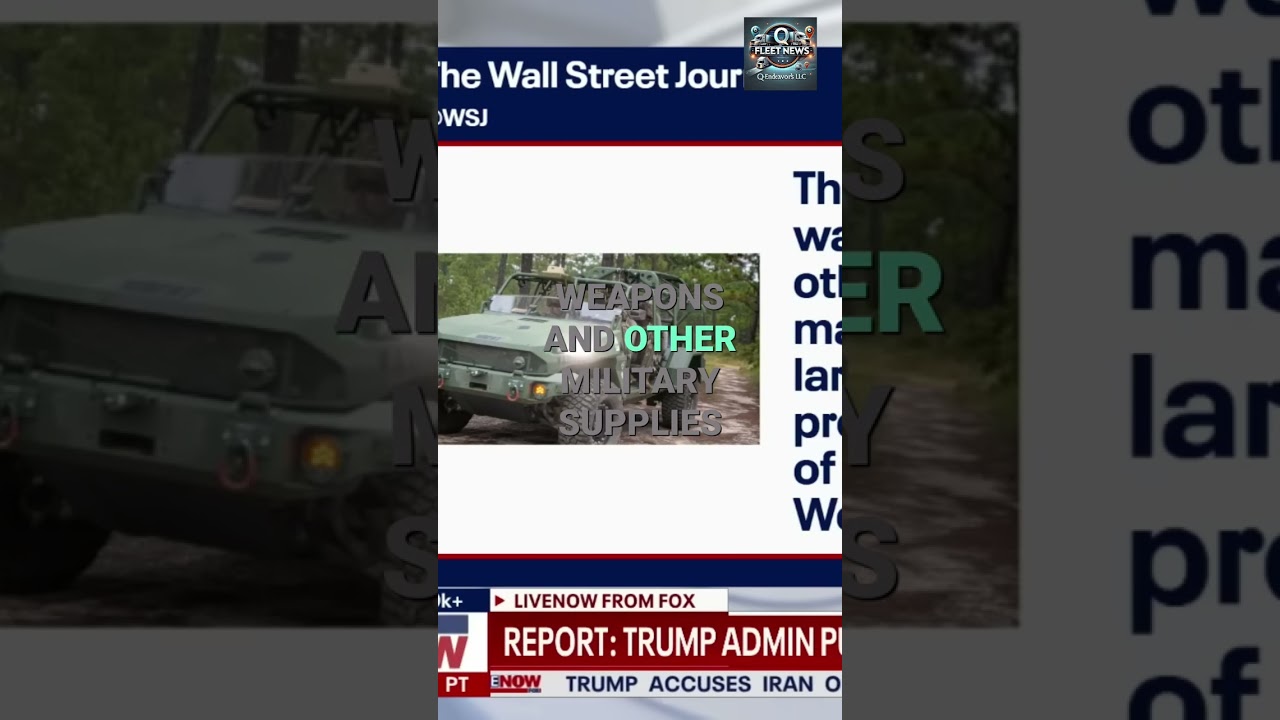 Trump Admin in Talks with Ford, GM for Military Production #qfleetnews #shorts#cars