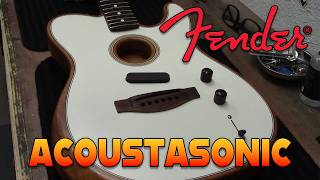 Fender Acoustasonic Restring!
