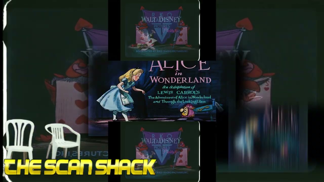 (YTPMV) Alice In Wonderland 75th Anniversary 4K Restoration Preview Plastic Scan