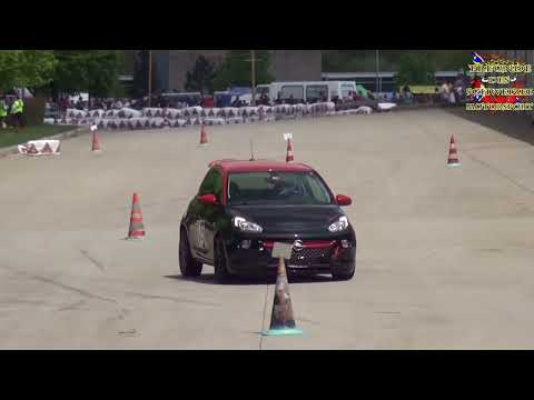 Slalom Biere 31 April 2022 Nicole Patrice Montagny près Yverdon CHE Opel Adam S