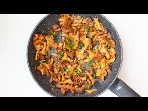 How to saute chanterelle mushrooms