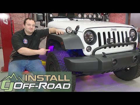 Oracle Lighting Underbody Rock Light LED ColorSHIFT Bluetooth 8-Piece Kit Installation