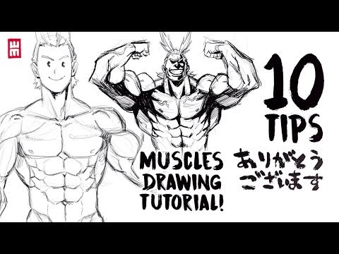 wallpapers Muscular Male Body Anime Chest Drawing how to draw muscles anime 05 2021
