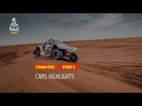 #DAKAR2021 - Stage 6 - Al Qaisumah / Ha’il - Car Highlights