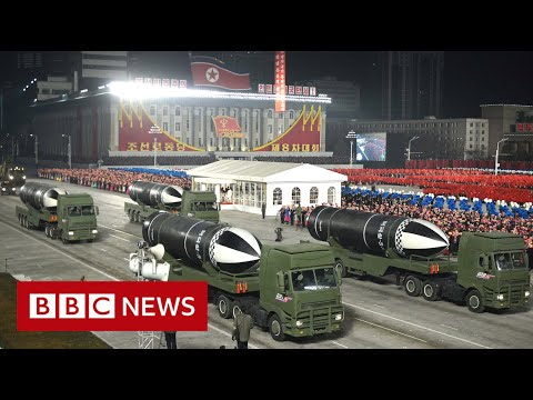 North Korea shows off new submarine-launched missile - BBC News