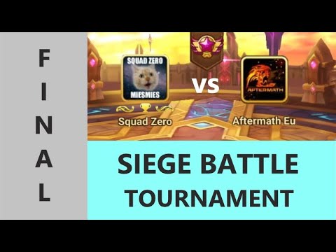 Legends Again!!! Final Siege Tournament: Squad Zero vs Aftermath Eu