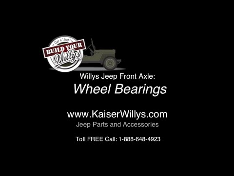 Willys Jeep Front Wheel Bearings