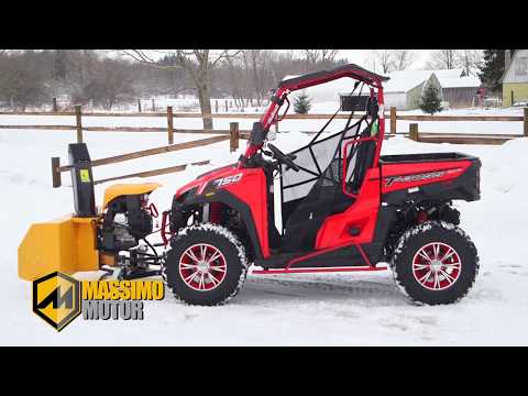 Utv Atv Snow Blower Accessories Massimo Motor