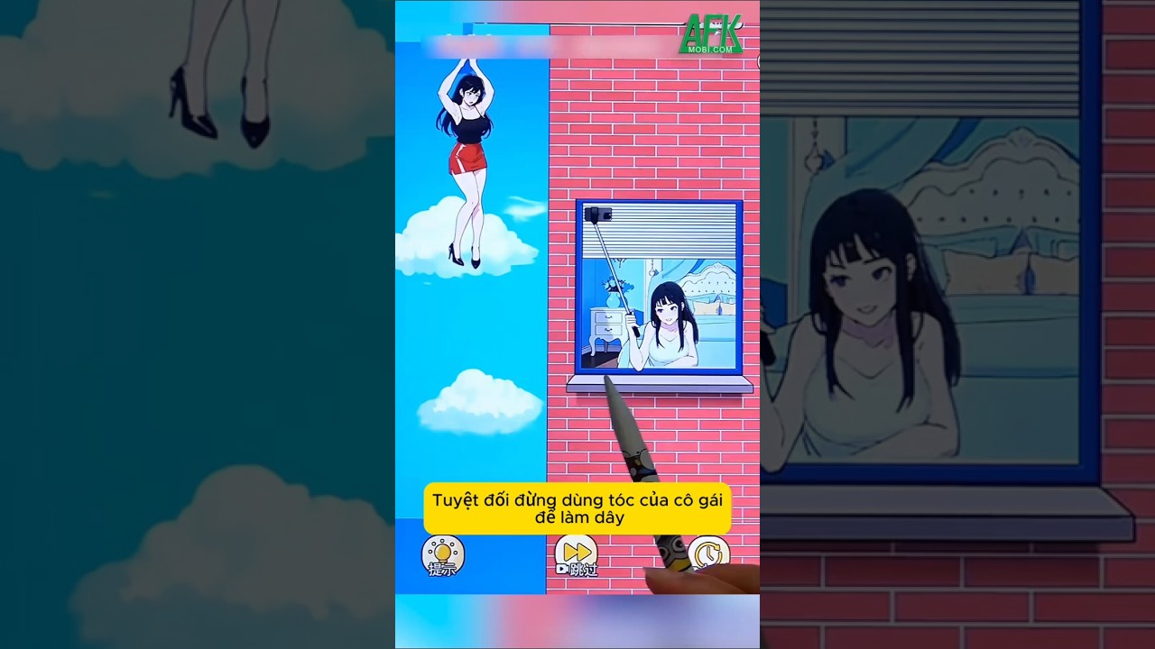 Giúp Tiểu Mỹ làm dây thoát hiểm