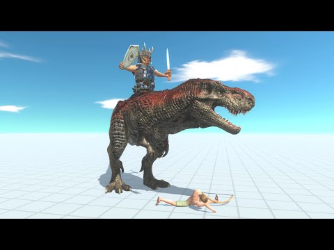 REX RIDER vs EVERY UNIT - Animal Revolt Battle Simulator