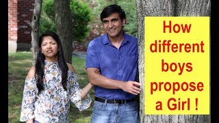 Types of Boys proposing a Girl - | Lalit Shokeen Comedy |