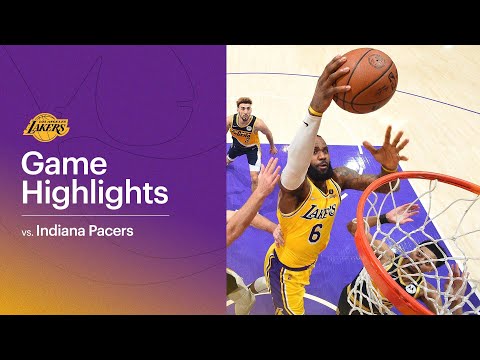 HIGHLIGHTS | LeBron James (30 pts, 12 reb, 5 ast) vs Indiana Pacers