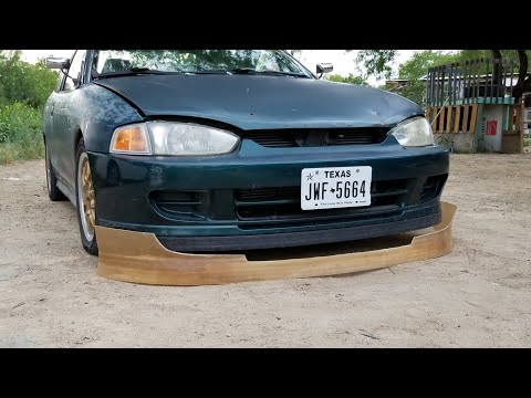 Making a Fiberglass Bumper Lip