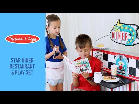 Melissa + Doug Kids Toy Wooden Play Kitchen Diner - Image 2
