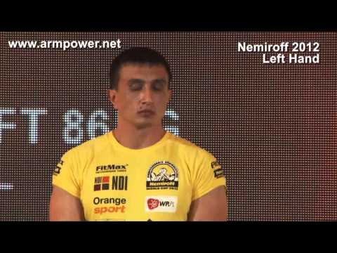 Nemiroff 2012 - Final Left hand Men 86kg
