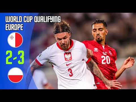 Malta vs Poland | 2-3 | Highlights | World Cup Qualifiers 2025-26 | malta poland