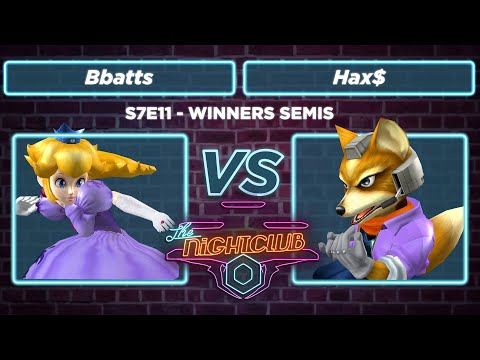 The Nightclub S7E11: Hax$ vs Bbatts - Winners Semis SSBM