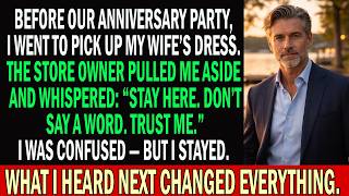 Before Our Anniversary, The Store Owner Whispered, “Hide” — 5 Minutes Later, I Heard Everything…