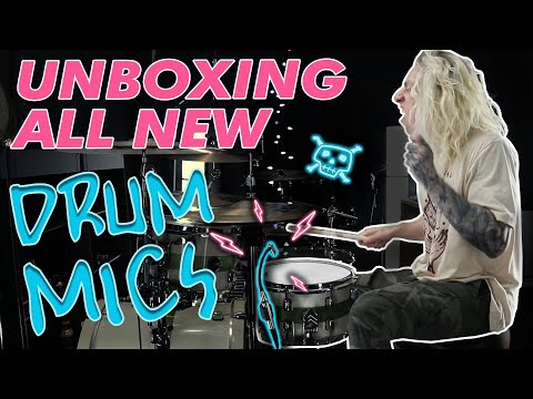 Unboxing an Entirely New Set of Microphones For My Drum Kit!