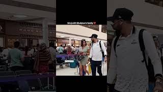 Mohammad Siraj with Shubman Gill sister Shahneel Gill 🫂💙  Family Love 💟 #shubmangill #ipl2025