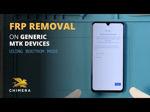FRP removal on devices with MTK chipsets with ChimeraTool