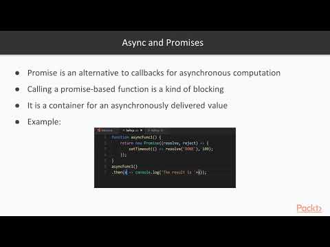 Learning ECMAScript 2017 Generators and Async Functions | packtpub com