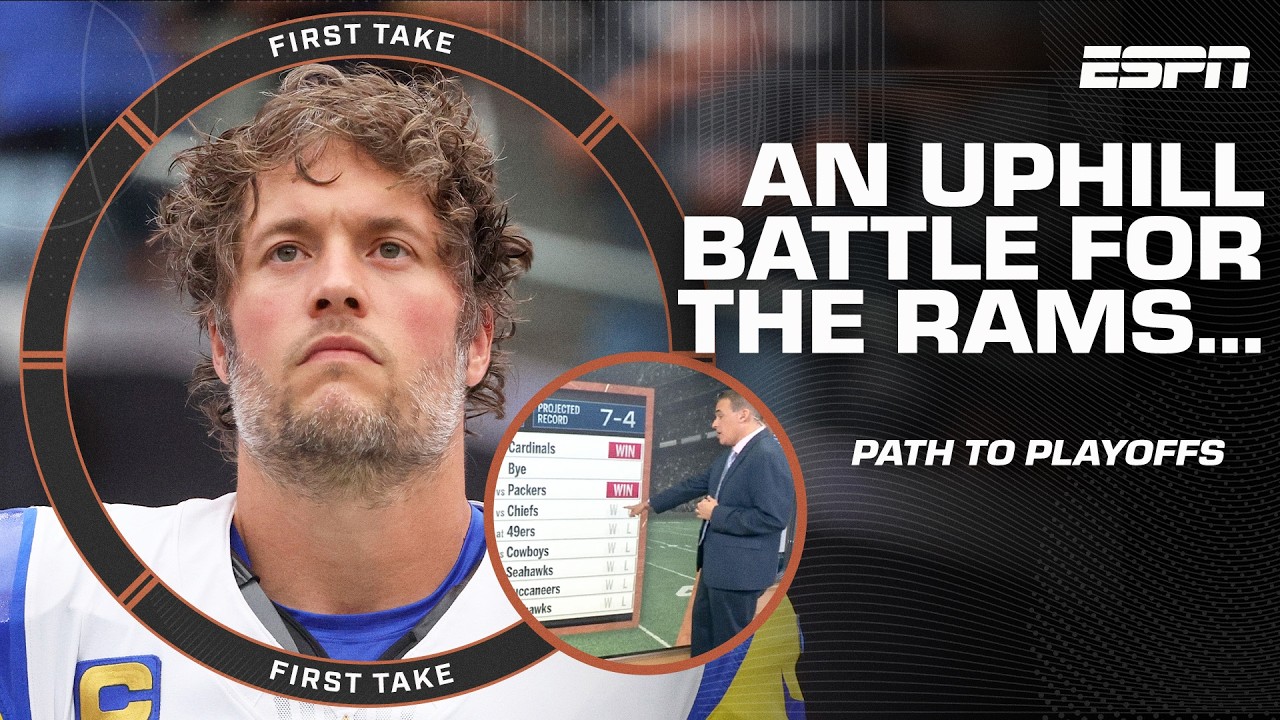Will the Rams make the playoffs? 🤔 Evan Cohen projects a potential path for LA 👀 | First Take