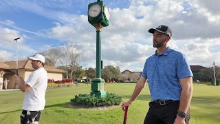 ディズニーゴルフ場の激デカパターゴルフに挑戦　マイクとラウンドする前