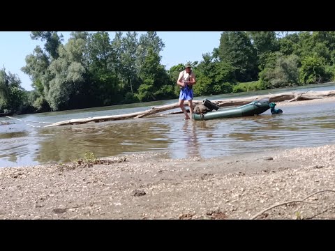 Packraft Trip Ungarn Kroation auf der Drava-Drau 80km