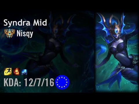 Syndra Mid vs Ryze - Nisqy - EUW Challenger Patch 6.13