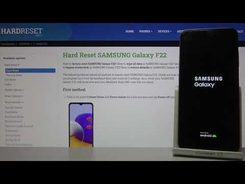 Boot Animation on SAMSUNG Galaxy F22 – Welcoming Panel