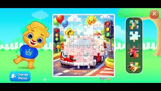🚗 Red Car Jigsaw Puzzle - Puzzle Kids Jigsaw Puzzles Walkthrough