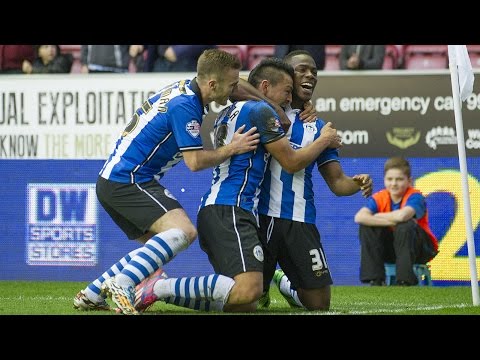 ROGER ESPINOZA'S SUPERB STRIKE - WIGAN ATHLETIC v FULHAM