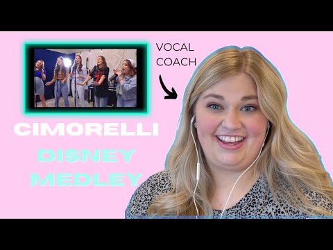 CIMORELLI | "Disney Medley" | Vocal Coach Reacts