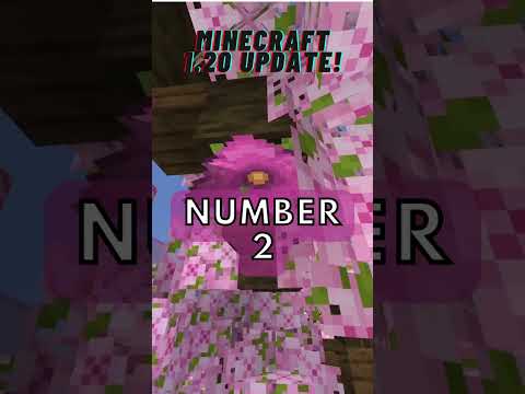 crocus - Custom Cherry Blossom biome! Minecraft 1.20 #shorts #minecraft #tutorial #minecrafttutorial