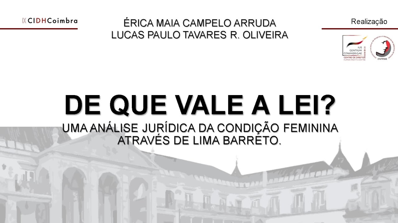 DE QUE VALE A LEI?