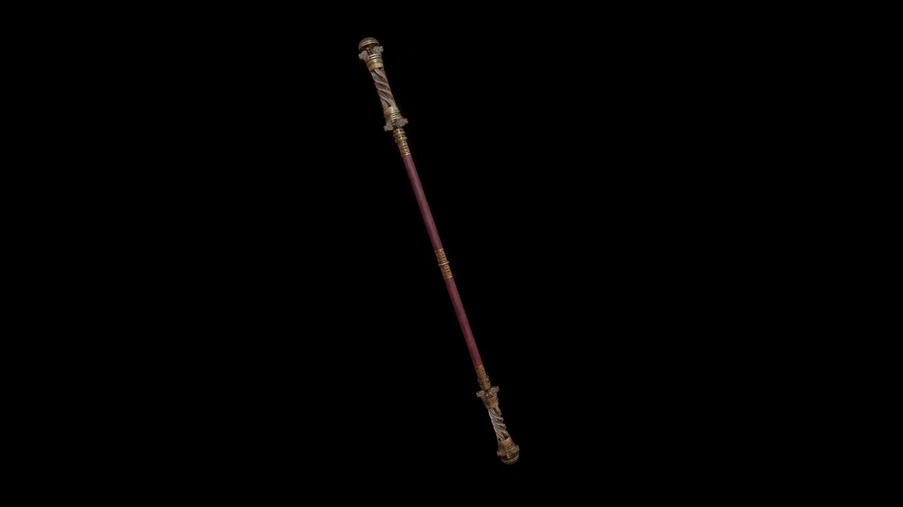 Chinese Combat Staff 3D Model