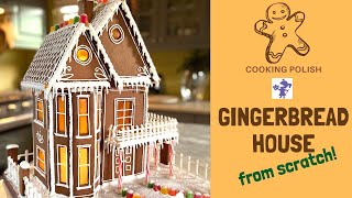 A Beautiful Gingerbread House From Scratch